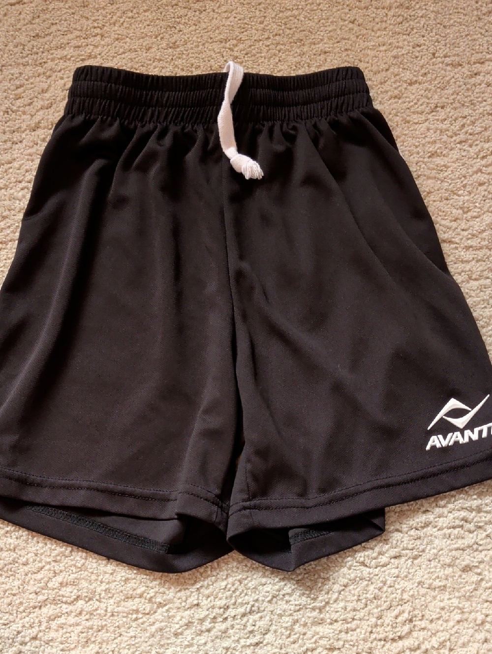 Avanti Black Shorts with White Drawcord